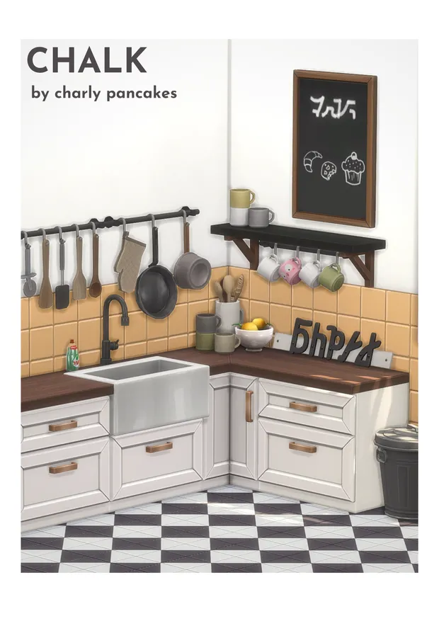 chalk pt.III - kitchen clutter - overview 